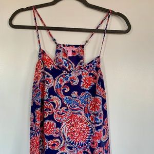 Lilly Pulitzer Silk Racer Tank